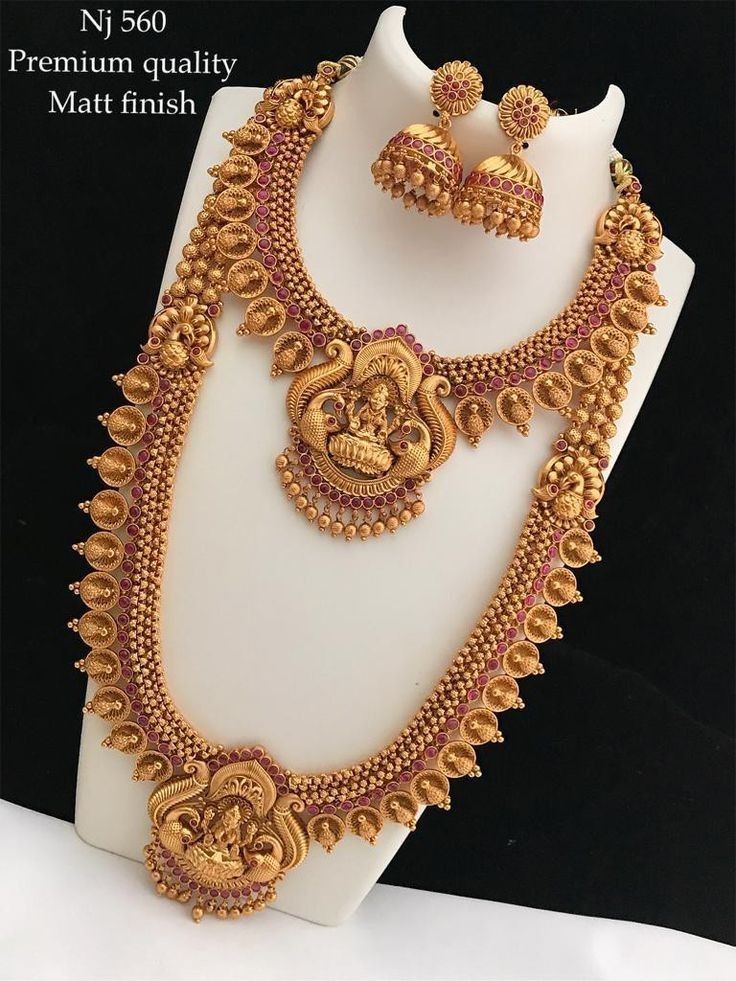 Golden Surmayi Designer Necklace set